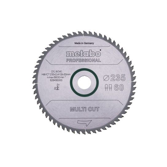 METABO 28495  Serra Prof 235X2,6/X30 Z60 Fz/Tz