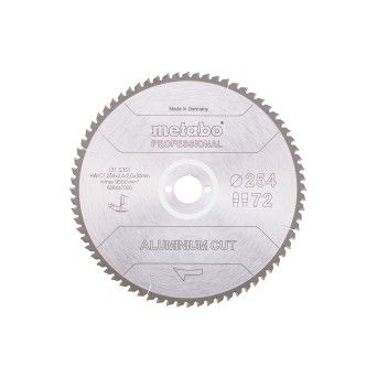 METABO 28447 ALUMINIO Serra Prof 254X2,4X30 Z72 Fz/Tz
