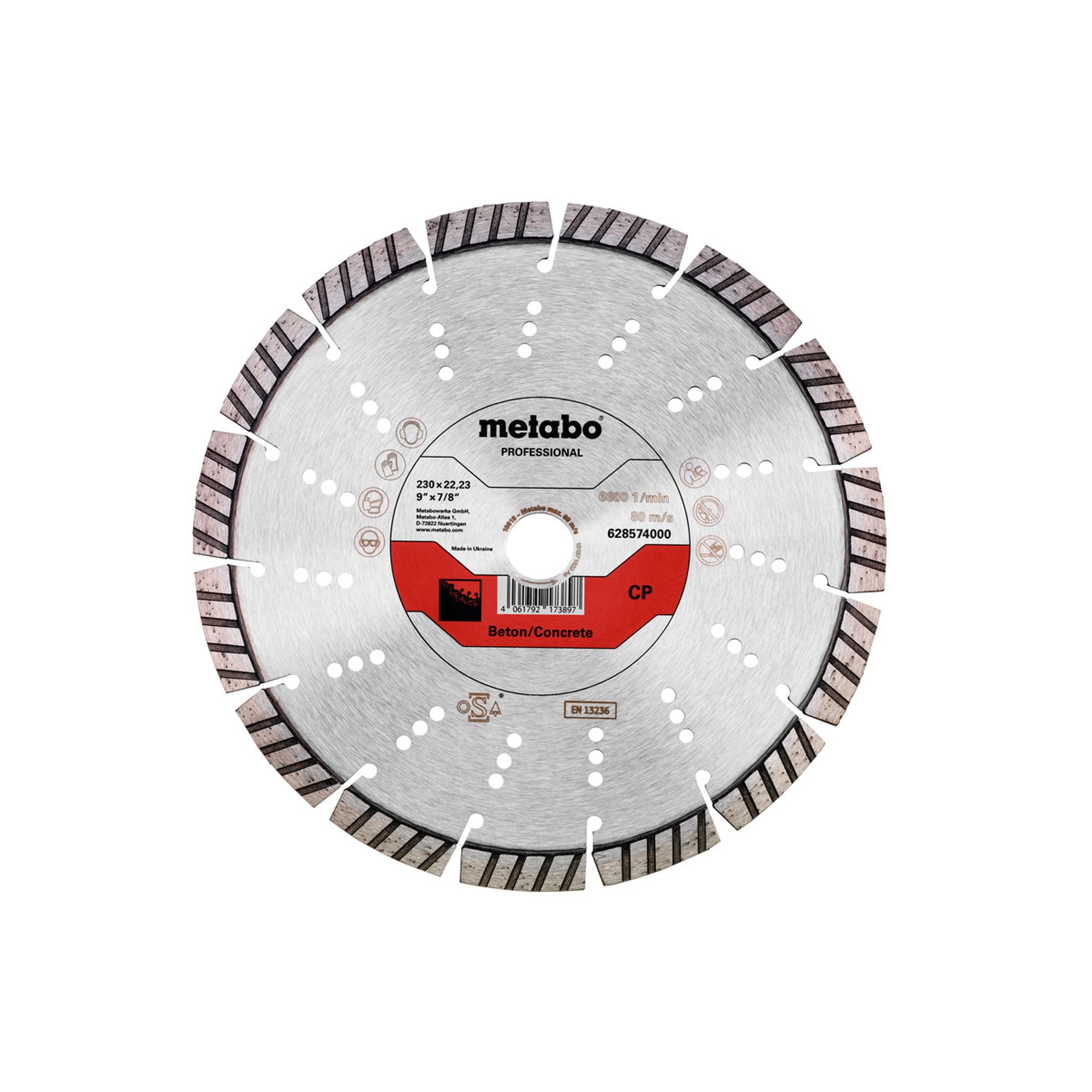 METABO 28574 Disco Diam. 230X22,23 Cp METABO 28574 Disco Diam. 230X22,23 Cp