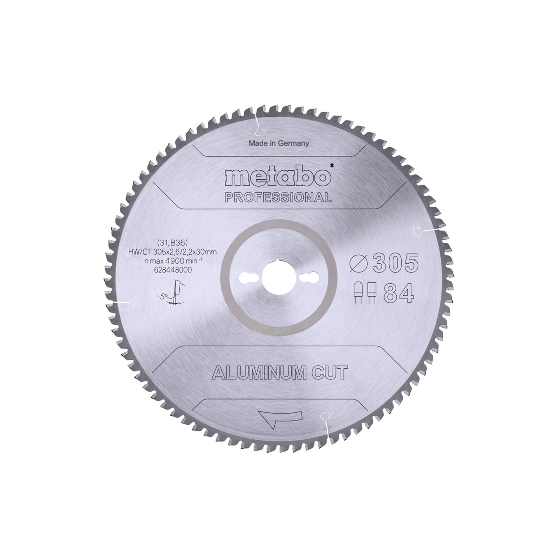 METABO 28448 ALUMINIO Serra Prof 305X2,6X30 Z84 Fz/Tz METABO 28448 ALUMINIO Serra Prof 305X2,6X30 Z84 Fz/Tz