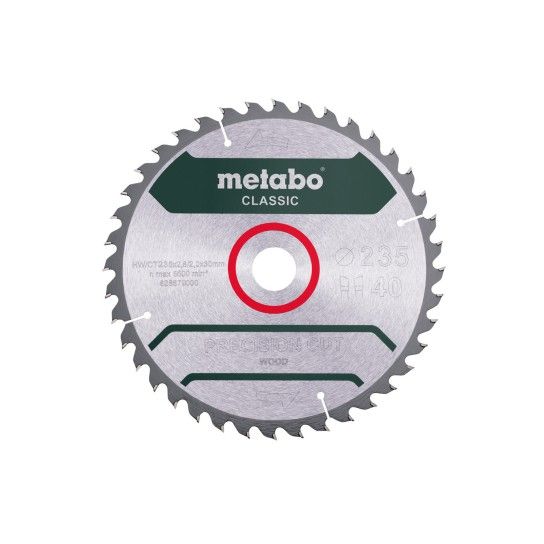 METABO 28679 Serra Classic 235X30 Z40 Wz