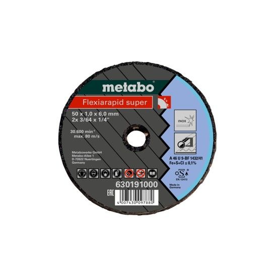 METABO 30191 Disco 50X1X6Mm