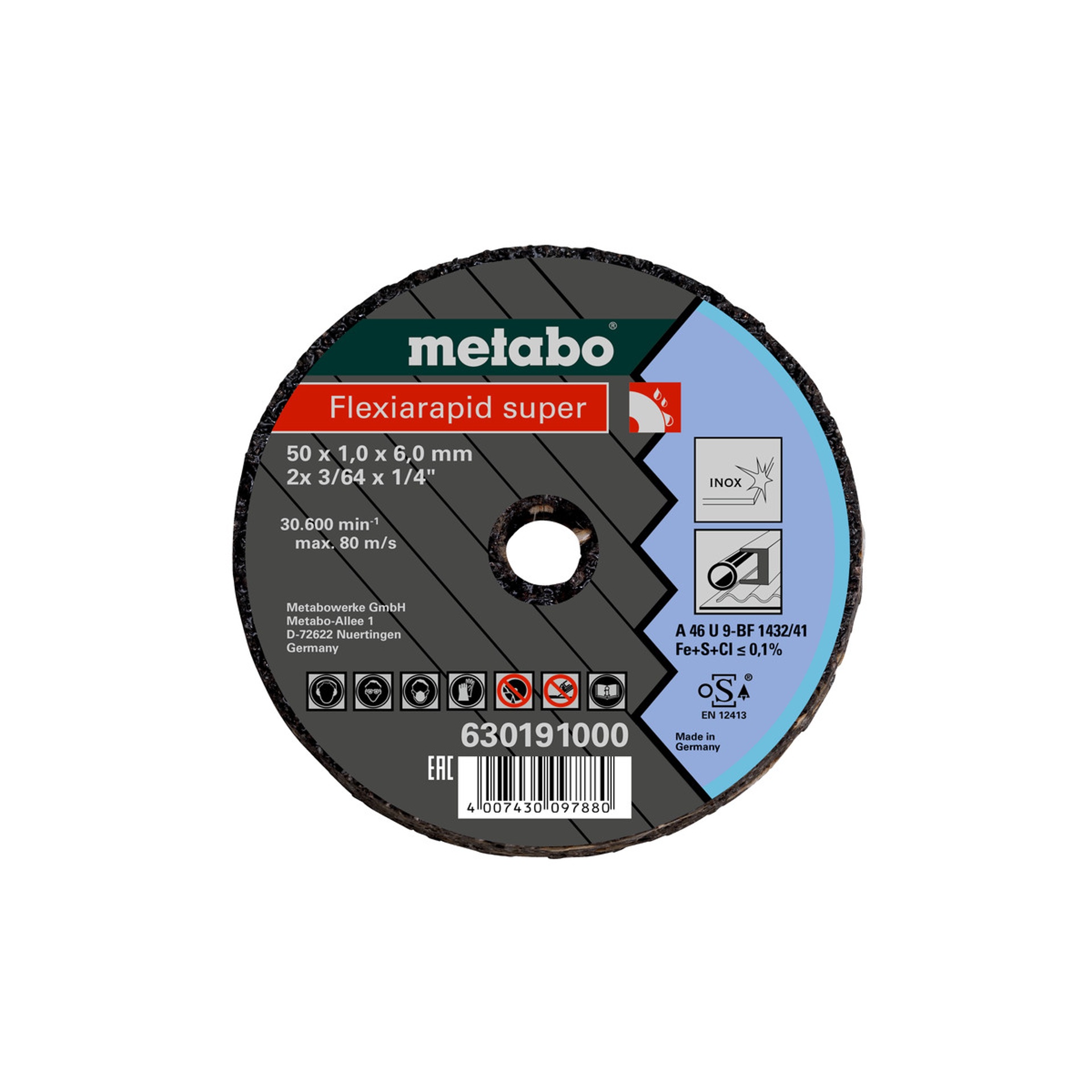 METABO 30194 Discos De Corte Pequenos 76X2X6