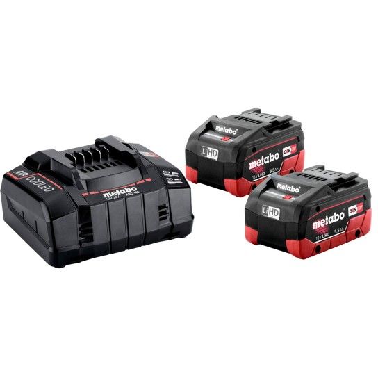METABO 85122 SET LiHD 5.5 Ah 2 Baterias  + Carregador