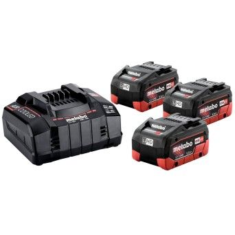 METABO 85074 SET 5,5 Ah 3 Baterias + Carregador