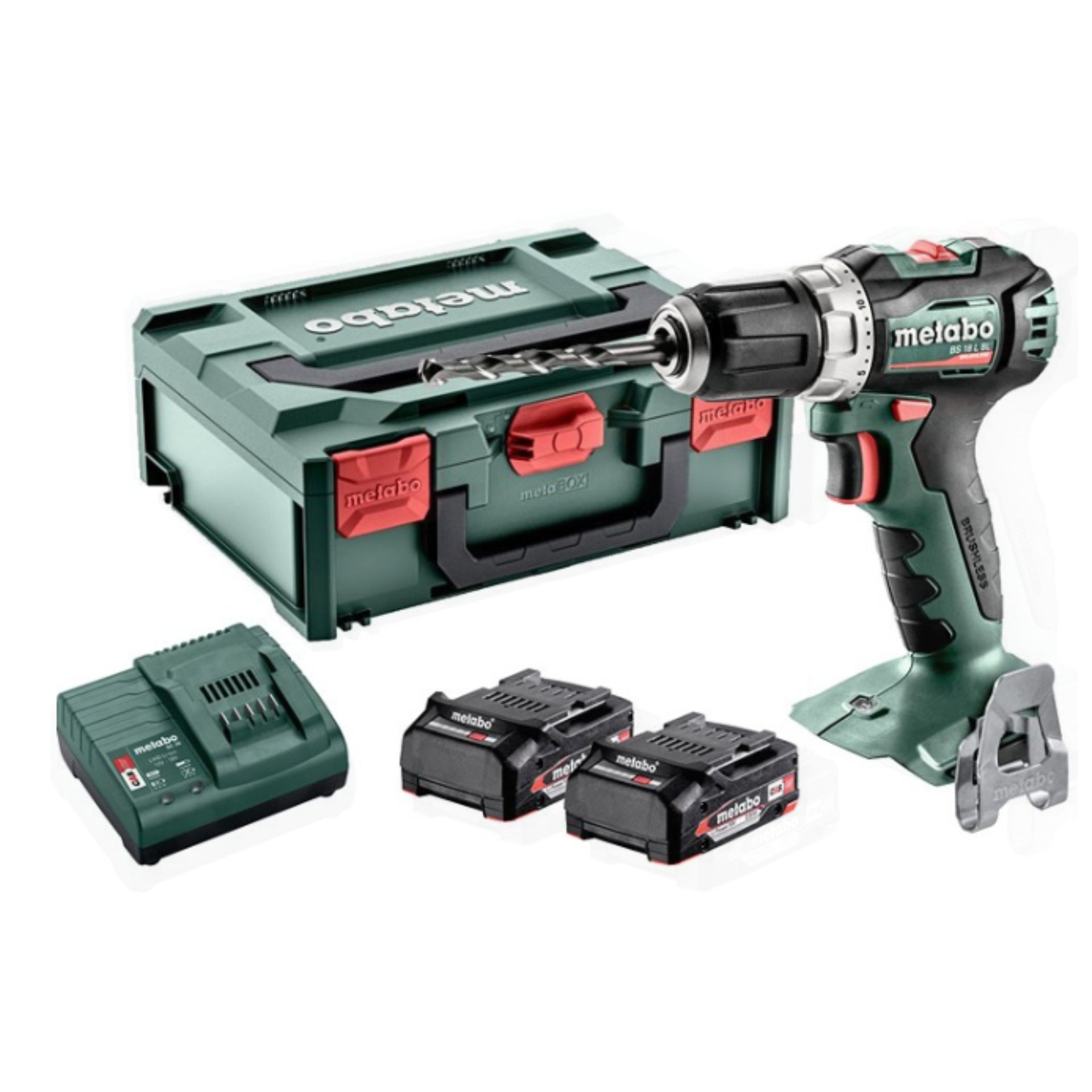 METABO BS 18 L BL 2x2Ah Berb.Aparaf. S/Fio Metabox METABO BS 18 L BL 2x2Ah Berb.Aparaf. S/Fio Metabox