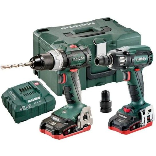 METABO COMBO SET 2.1.9 18 V Berb./Aparaf.Chave Impacto S/Fio