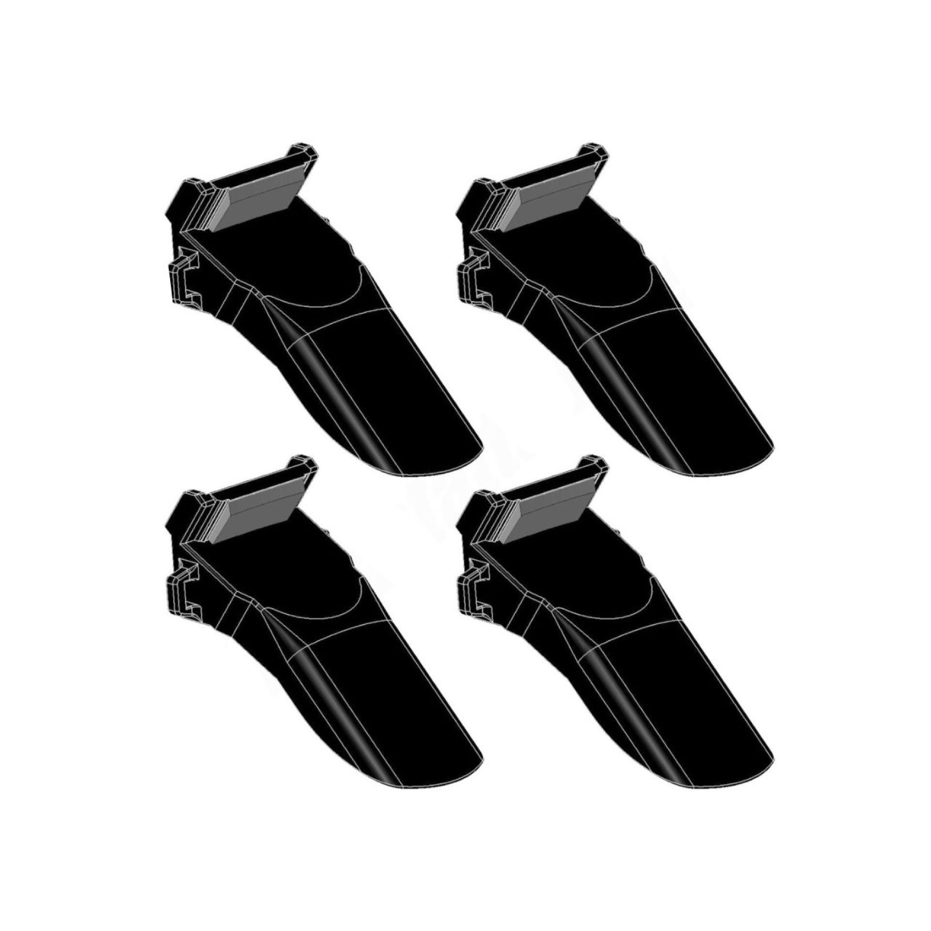 RAV G800A98 -jogo proteccoes garras (4pcs) RAV G800A98 -jogo proteccoes garras (4pcs)
