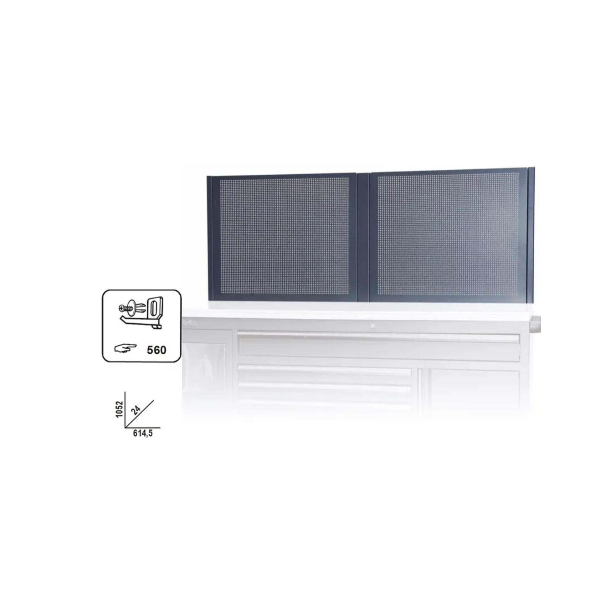 BETA 45000195 C45PRO CPF Par De Paineis Perfurados