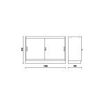 BETA 45000229 C45PRO MAL Modulo Fixo C/ 2 Portas BETA 45000229 C45PRO MAL Modulo Fixo C/ 2 Portas
