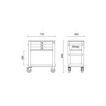 BETA 51000307 RSC51-A Bancada Trabalho Movel 3 Gavetas BETA 51000307 RSC51-A Bancada Trabalho Movel 3 Gavetas