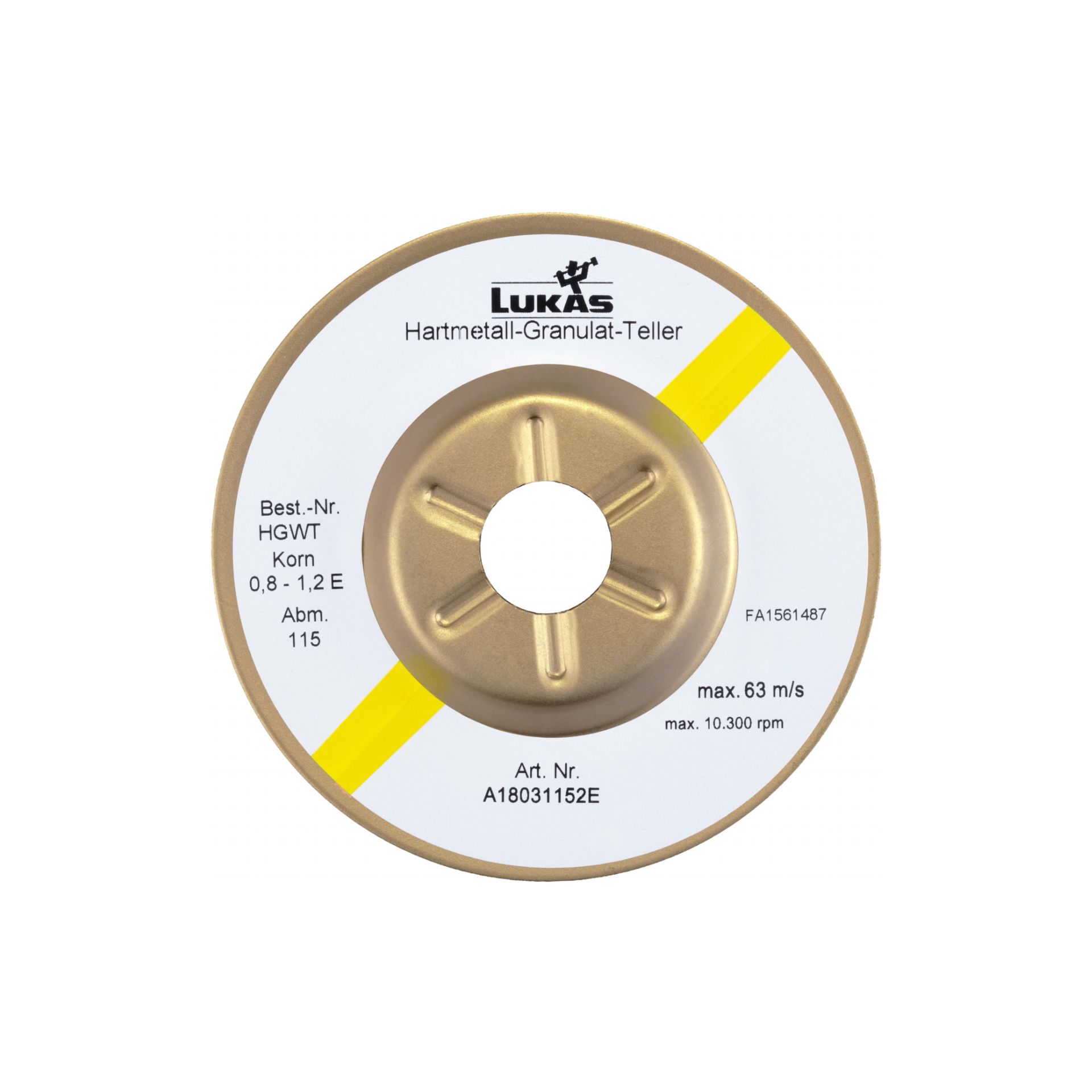 LUKAS HGWT 115 S K. 0,8-1,2 E Disco Tungstenio LUKAS HGWT 115 S K. 0,8-1,2 E Disco Tungstenio
