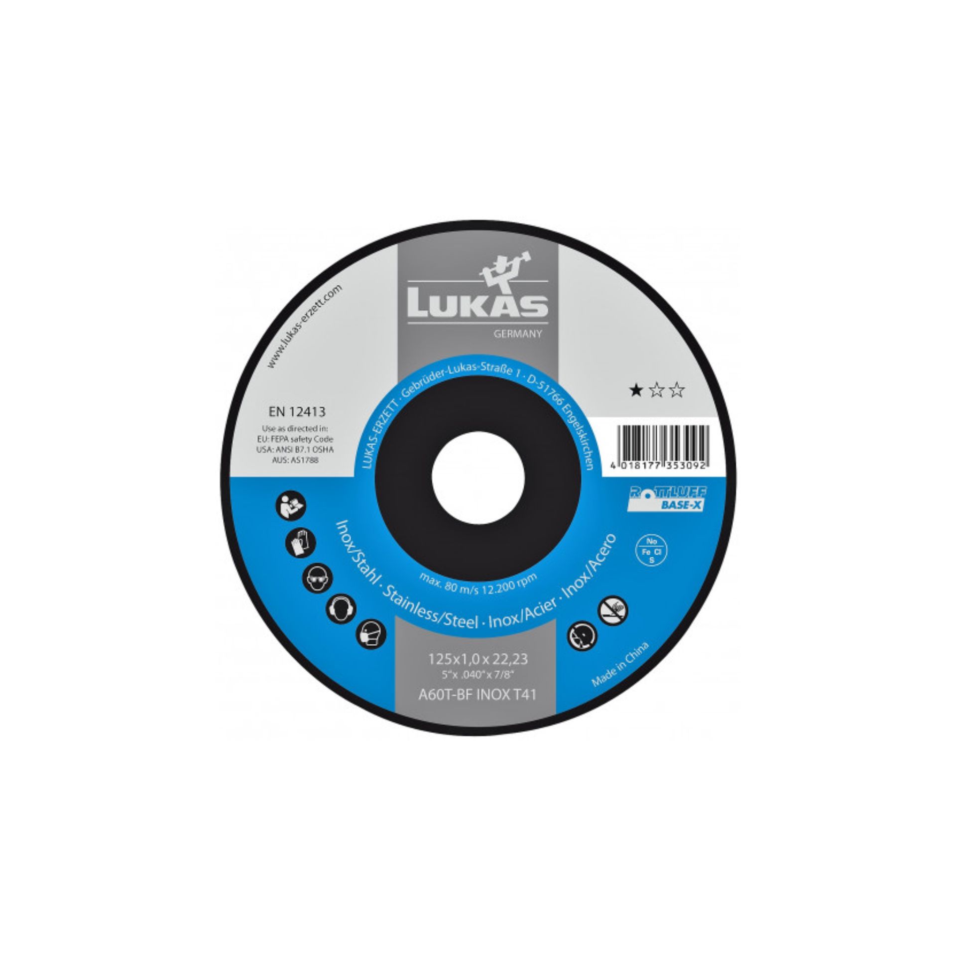 LUKAS Disco de Corte A46T LUKAS Disco de Corte A46T
