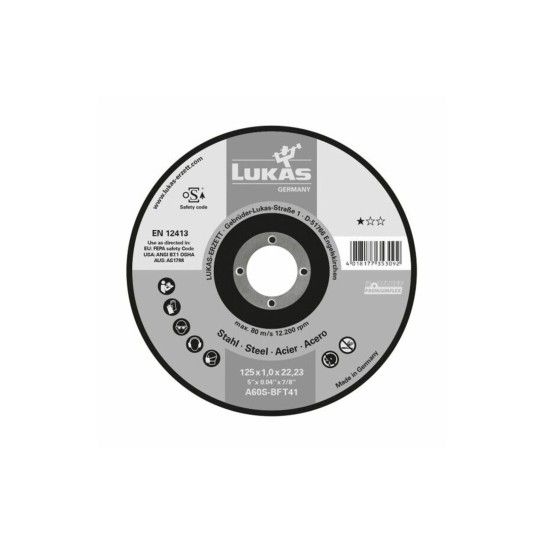 LUKAS T42 1E 180x3,0x22 ACO Disco Corte A24R LUKAS T42 1E 180x3,0x22 ACO Disco Corte A24R