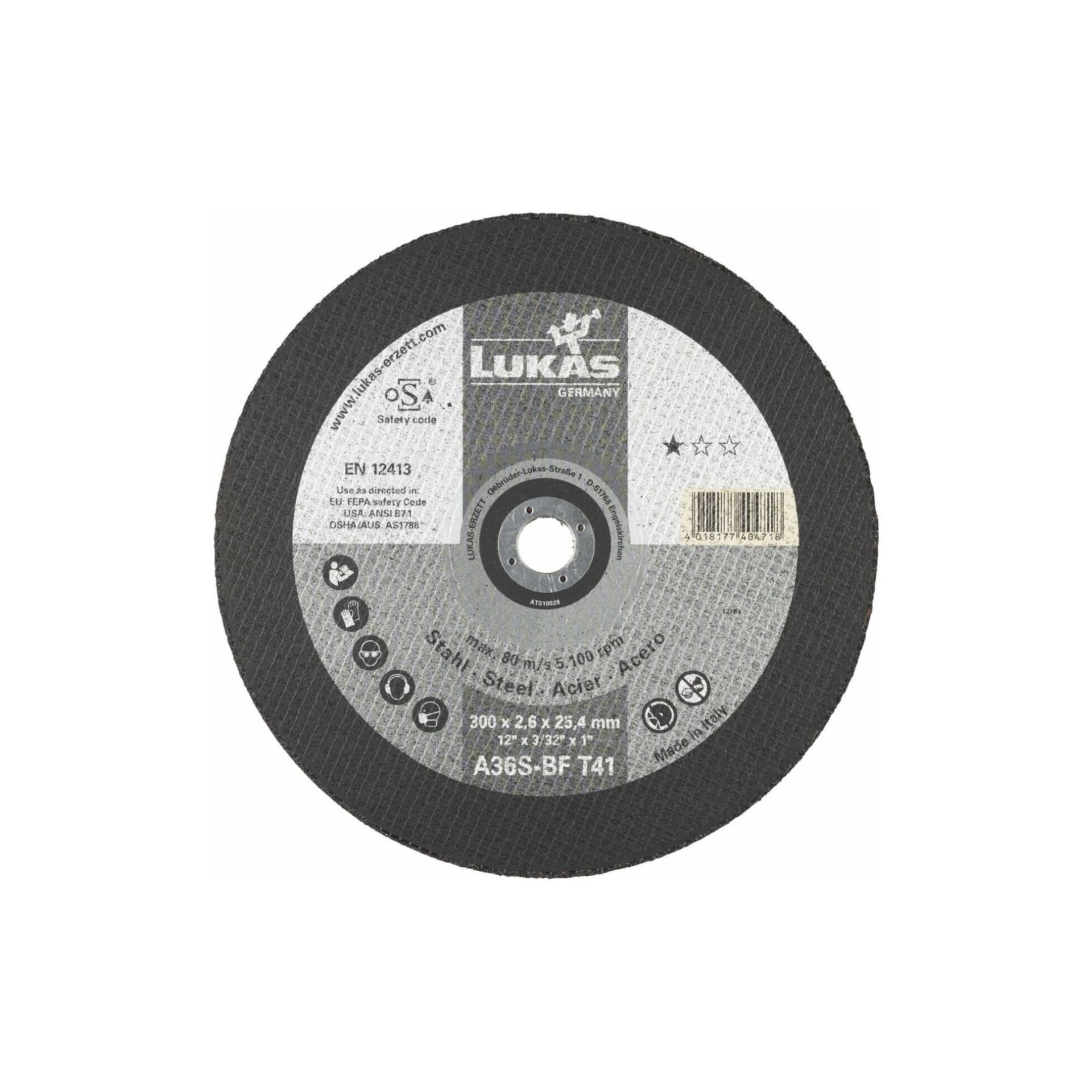 LUKAS Disco de Corte A36S