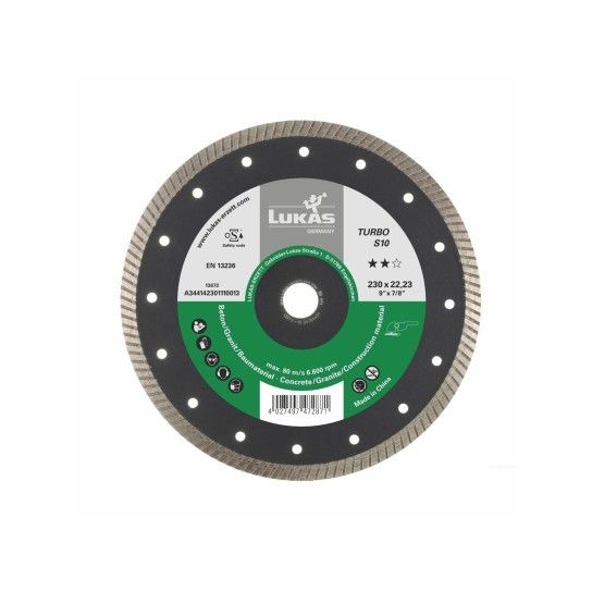LUKAS TURBO S10 115x22,23 Disco Diamantado