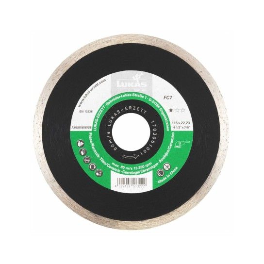 LUKAS FC7 115x22,23 Disco Diamantado