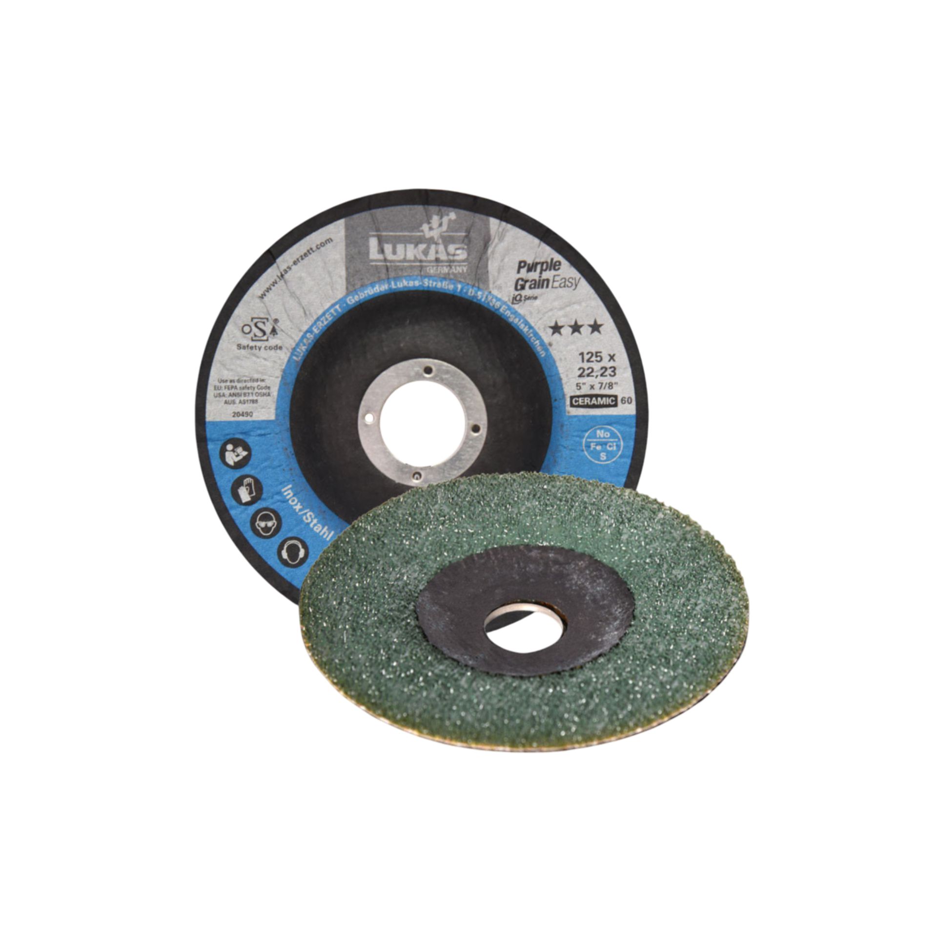 LUKAS PG EASY 125 CERAMIC PS 36+ - Disco Fibra LUKAS PG EASY 125 CERAMIC PS 36+ - Disco Fibra