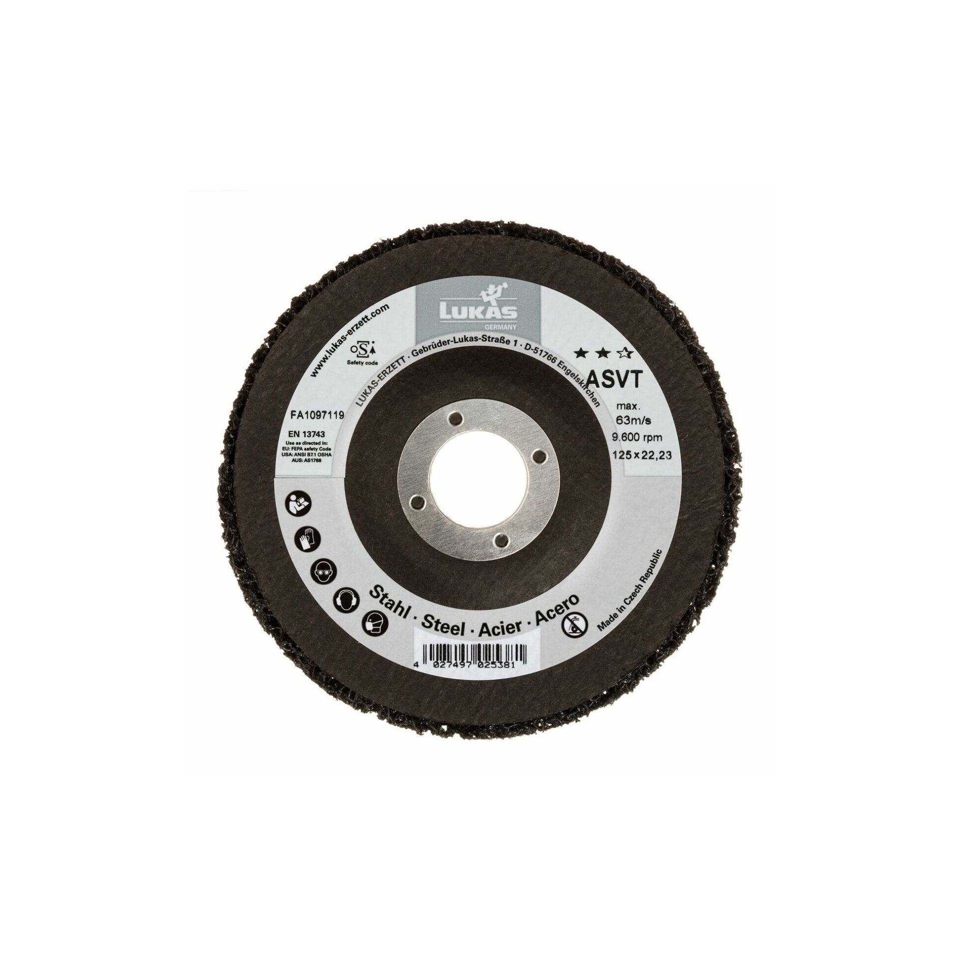 LUKAS ASVT 115 Discos De Limpeza Com Prato