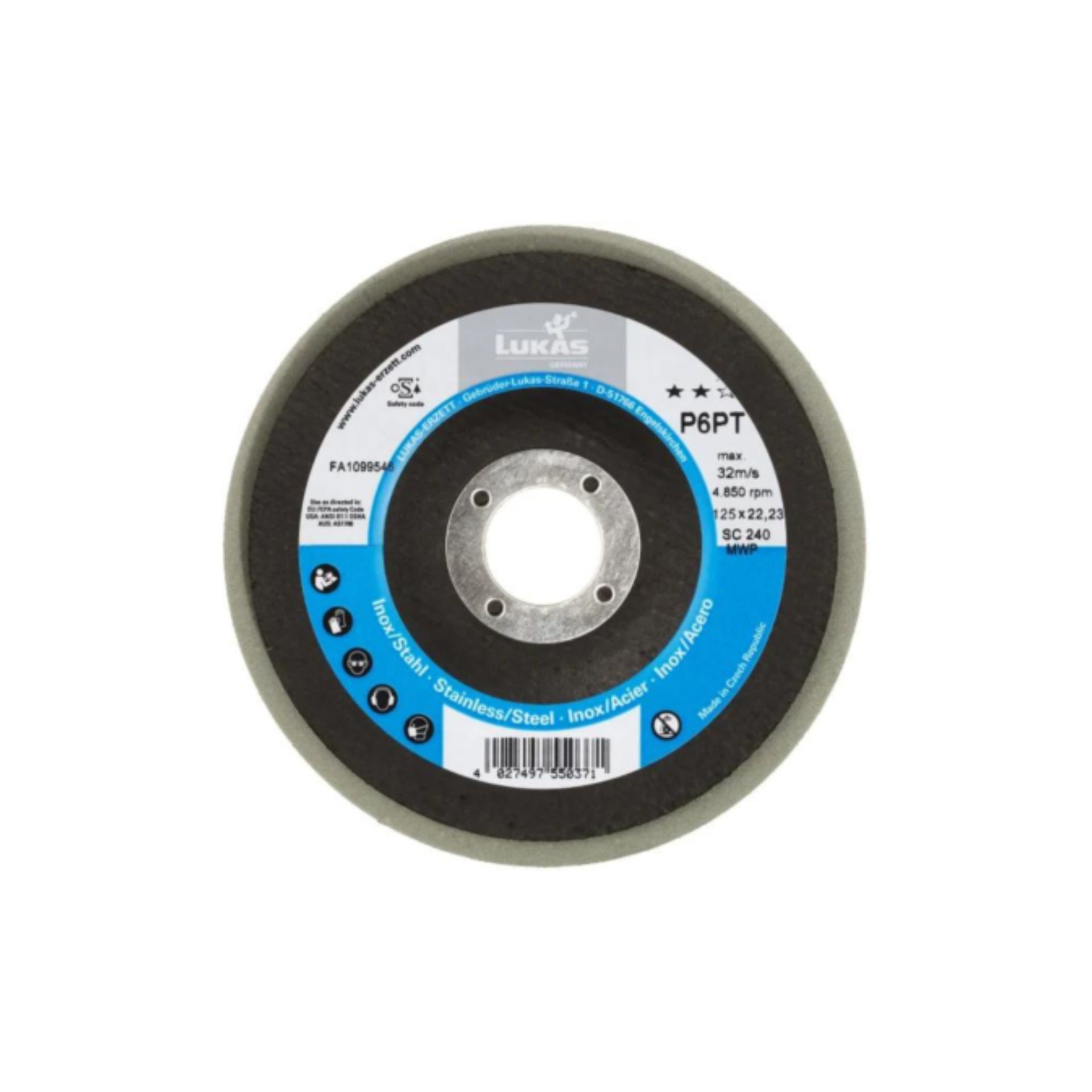 LUKAS P6PT Conjunto P6Pt 125Mm (Plano) LUKAS P6PT Conjunto P6Pt 125Mm (Plano)