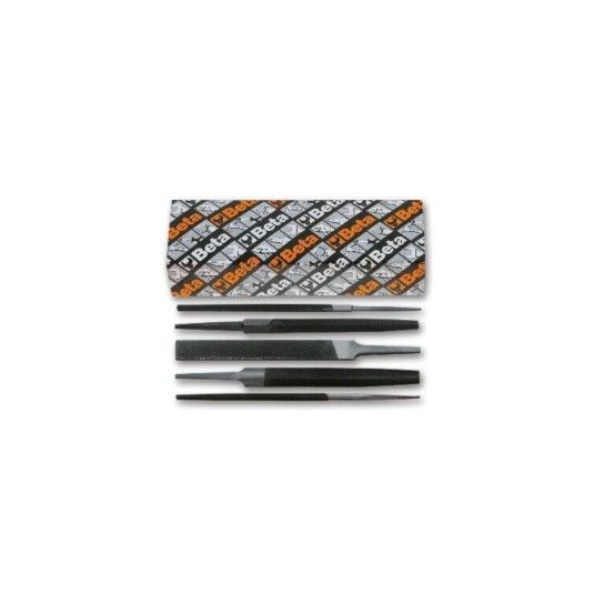 BETA Jogo de 5 limas bastardas, sem punhos