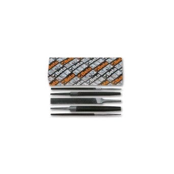 BETA Jogo de 5 limas bastardas, sem punhos