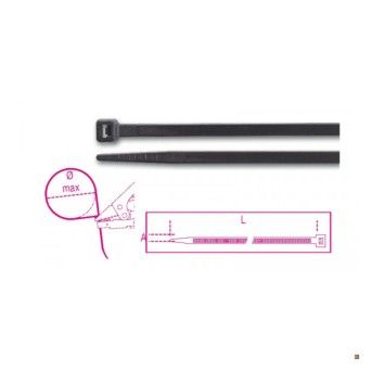 BETA Abra�adeiras em nylon, cor preta resistente a UV