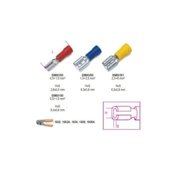 BETA Terminais pr�-isolados r�pidos f�mea