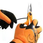 BETA Tesoura de eletricista, lminas direitas em ao inox, com micro-dentado, ranhura para corte de 