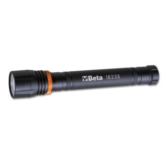 BETA Lanterna LED de elevada luminosidade, em alumnio anodizado robusto, at 500 lumens