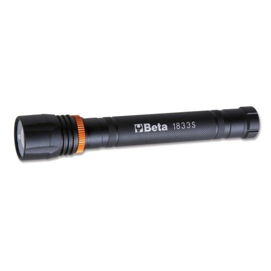 BETA Lanterna LED de elevada luminosidade, em alumnio anodizado robusto, at 500 lumens
