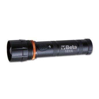 BETA Lanterna LED de elevada luminosidade, em alumnio anodizado robusto, at 1,100 lumens