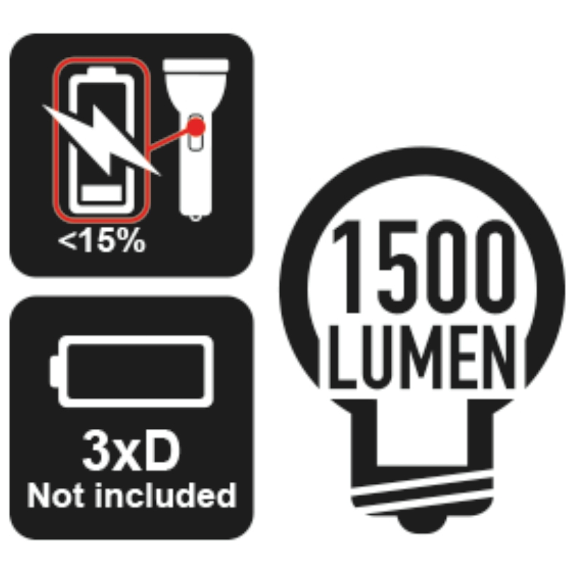 BETA Lanterna LED de elevada luminosidade, em alumínio anodizado robusto, até 1,500 lumens BETA Lanterna LED de elevada luminosidade, em alumínio anodizado robusto, até 1,500 lumens