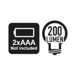 BETA Lanterna de inspeo LED, em alumnio anodizado robusto