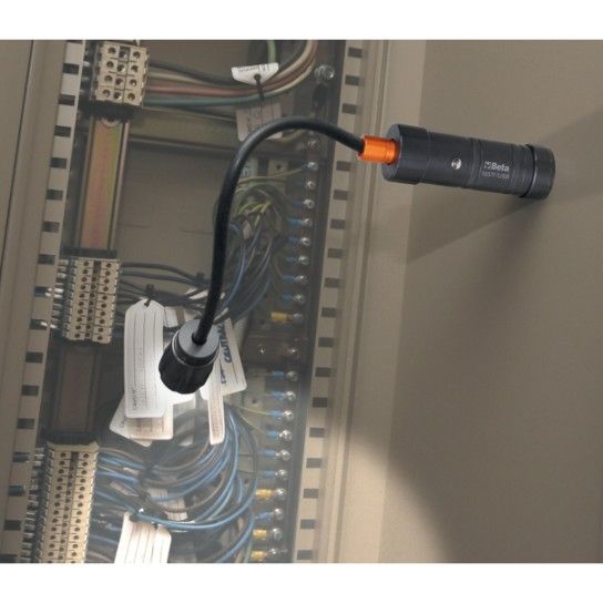 BETA Lâmpada magnética articulada com LEDs de alta luminosidade, em alumínio anodizado robusto, até BETA Lâmpada magnética articulada com LEDs de alta luminosidade, em alumínio anodizado robusto, até