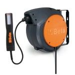 BETA Enrolador de cabo eltrico automtico comlmpada de inspeo LED, 100-240Vac