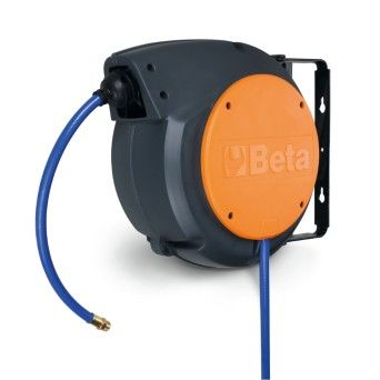 BETA Enrolador de tubo automtico, corpo em plstico anti-impacto, para utilizao com ar comprimido