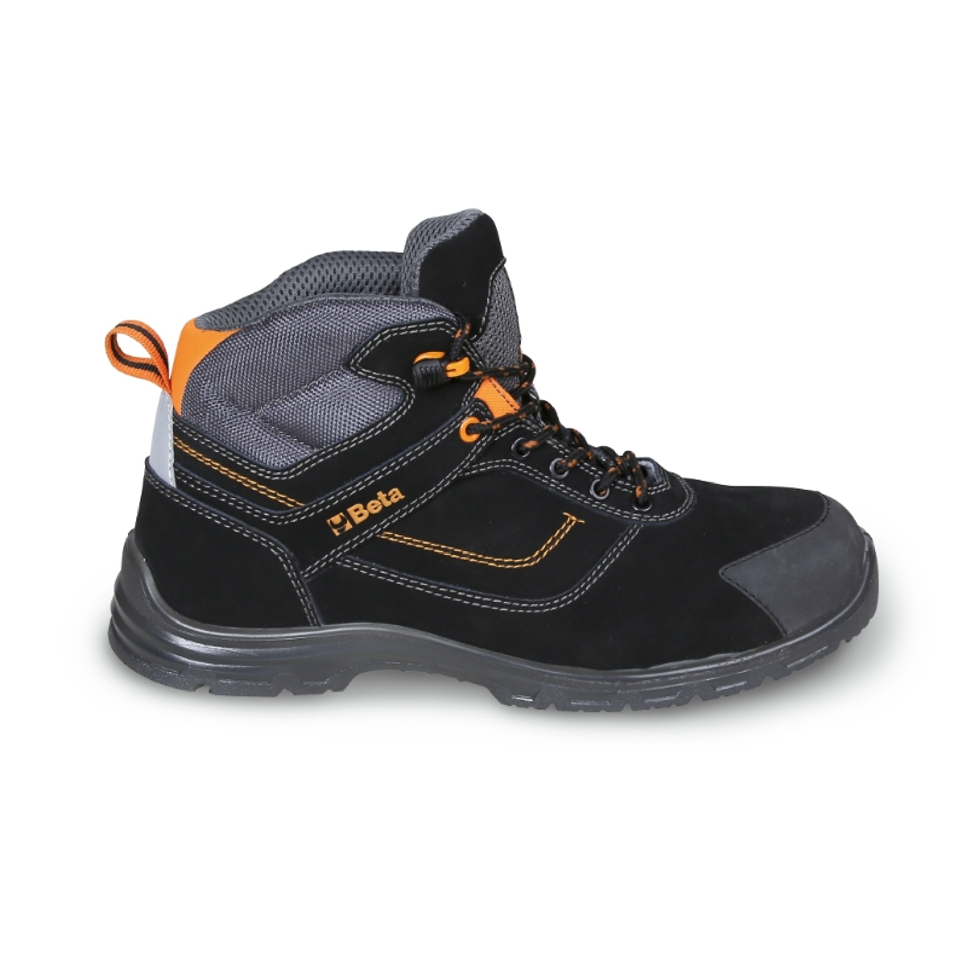 BETA Botim em Nubuck, imperme�vel, biqueira anti-abras�o e sistema de abertura r�pida.