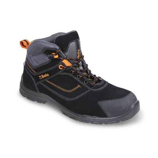BETA Botim em Nubuck, imperme�vel, biqueira anti-abras�o e sistema de abertura r�pida.