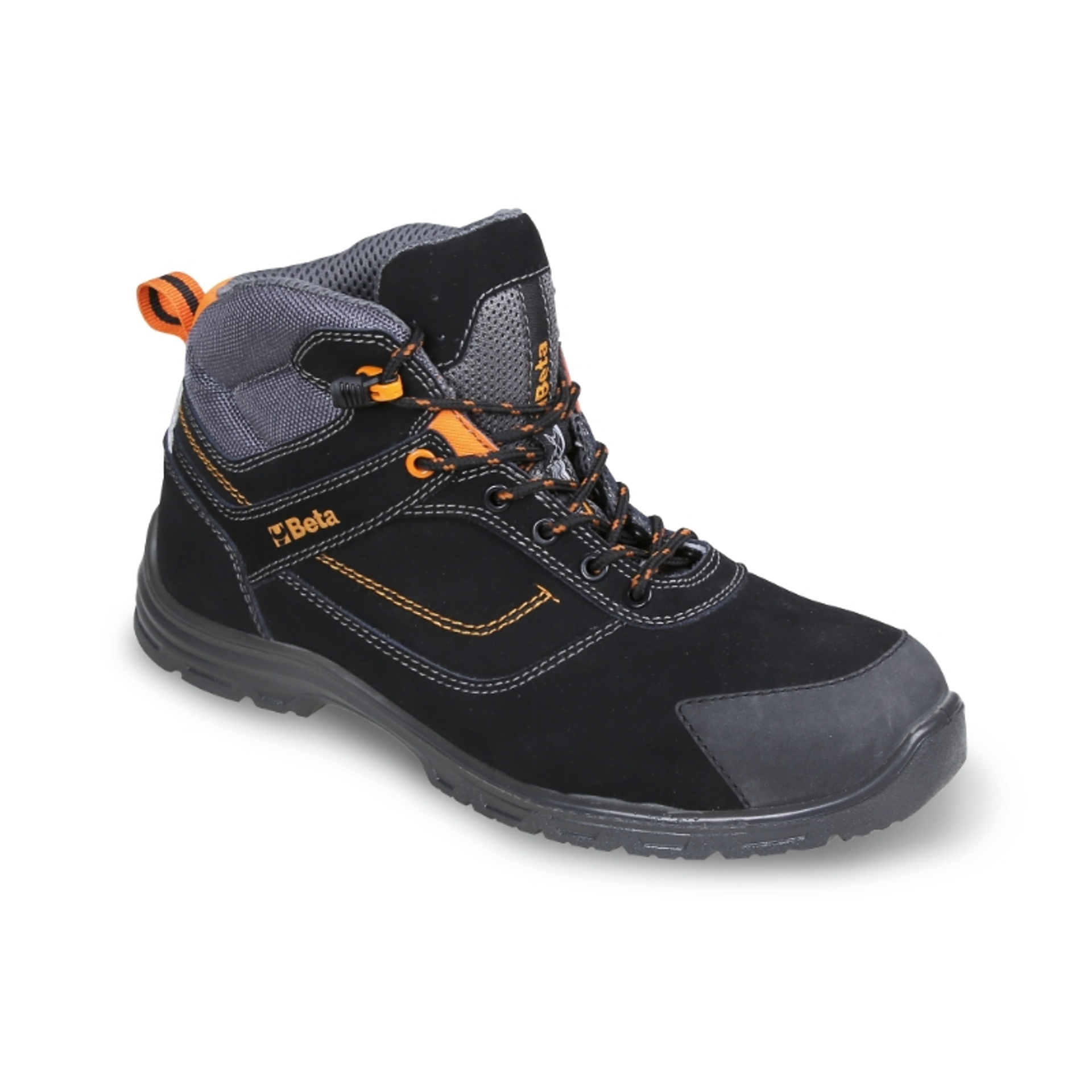 BETA Botim em Nubuck, imperme�vel, biqueira anti-abras�o e sistema de abertura r�pida.