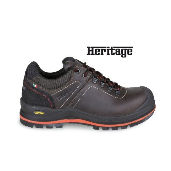 BETA Bota em pele natural, lubrificada, impermevel, com sola de borracha VIBRAM, Anti-abraso inse