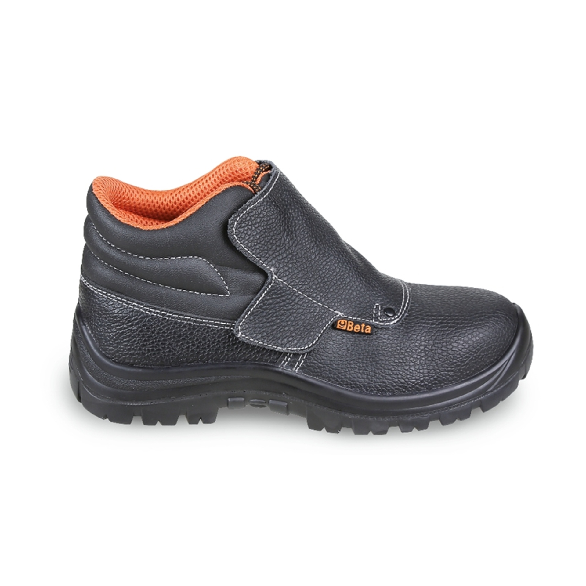 BETA Bota em pele natural, com atacadores, impermeável, sistema de abertura rápida com velcro e biqu BETA Bota em pele natural, com atacadores, impermeável, sistema de abertura rápida com velcro e biqu