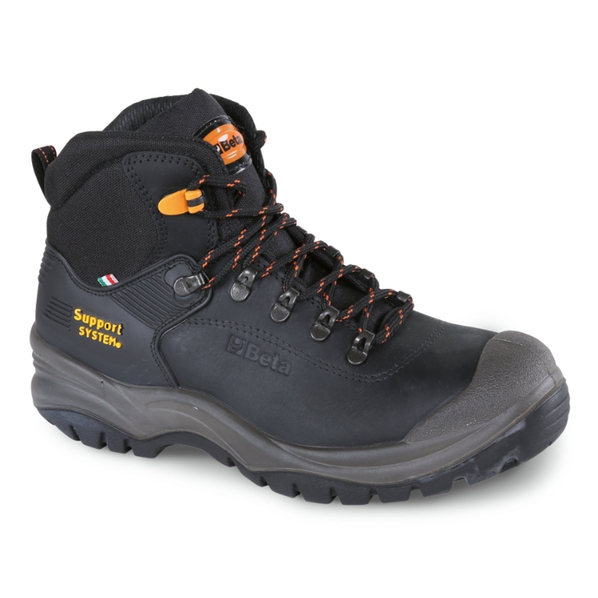 BETA Botim em pele Nubuck, imperme�vel, com sistema de apoio lateral do tornozelo e abertura r�pida