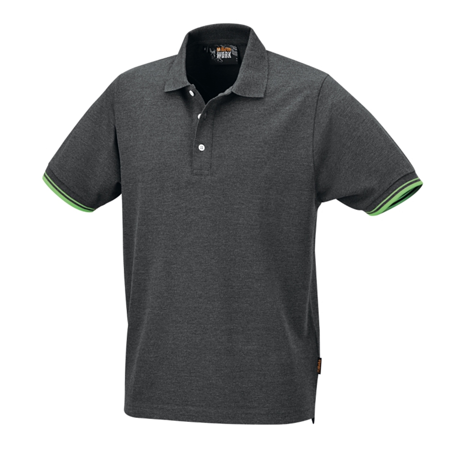 BETA Polo de três botões 100% algodão, 200 g/m2, cinzento BETA Polo de três botões 100% algodão, 200 g/m2, cinzento