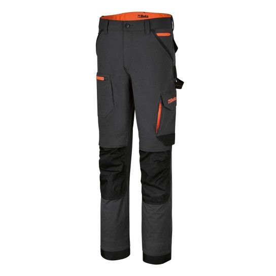 BETA Calas de trabalho elsticas, estilo multibolsos