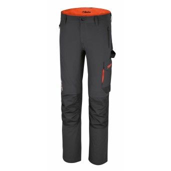 BETA Calas de trabalho elsticas, leves, estilo multibolsos, 86%nylon-14%elastano,140g/m2,ci