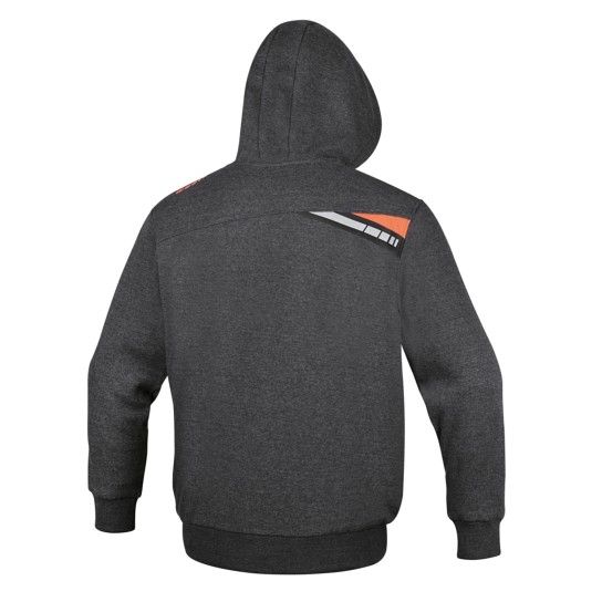 BETA Camisola com capuz, fecho de correr comprido