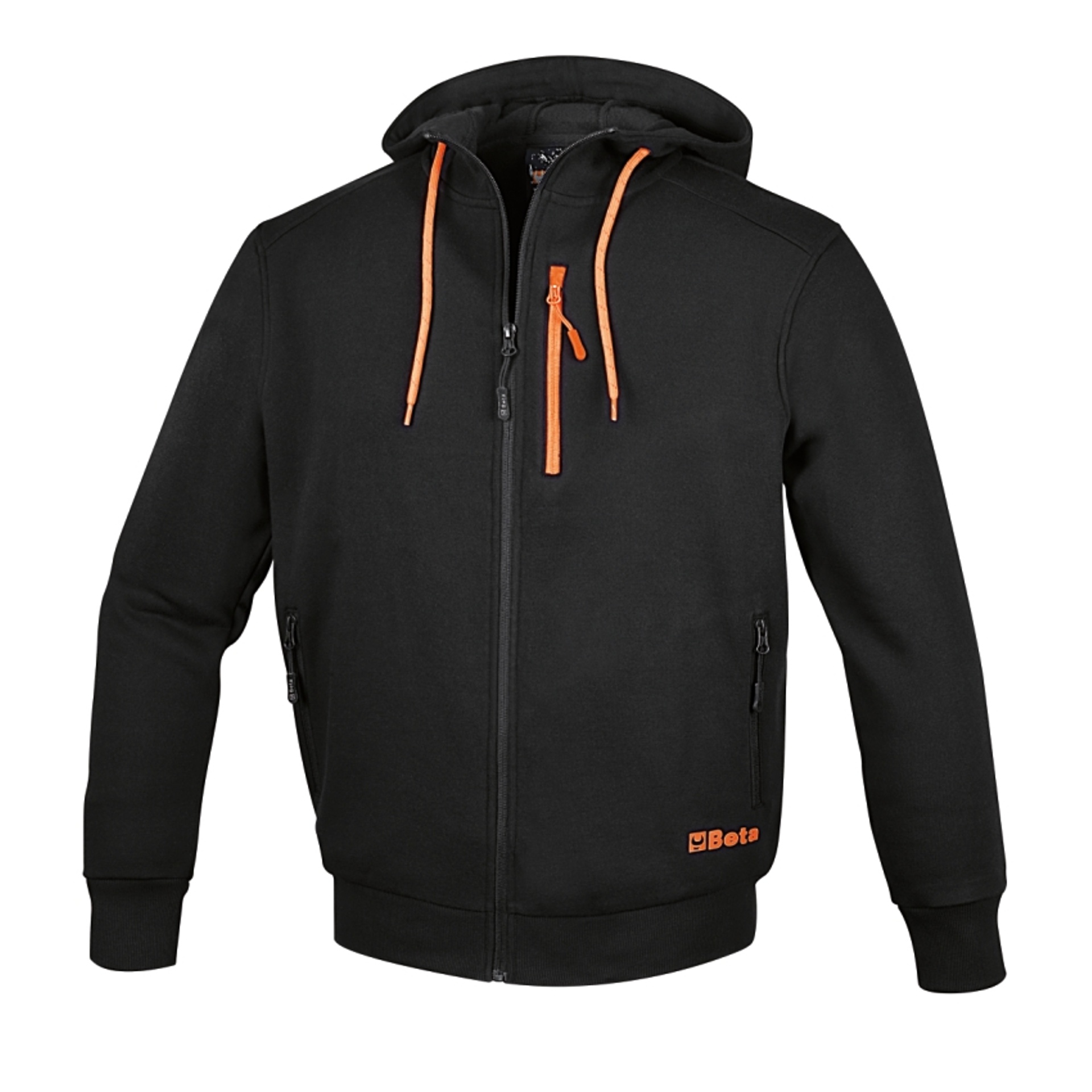 BETA Camisola com capuz, fecho de correr comprido BETA Camisola com capuz, fecho de correr comprido