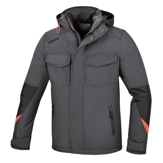 BETA Casaco Anorak em polister Oxford 300D impermevel,revestimento PU,cinza
