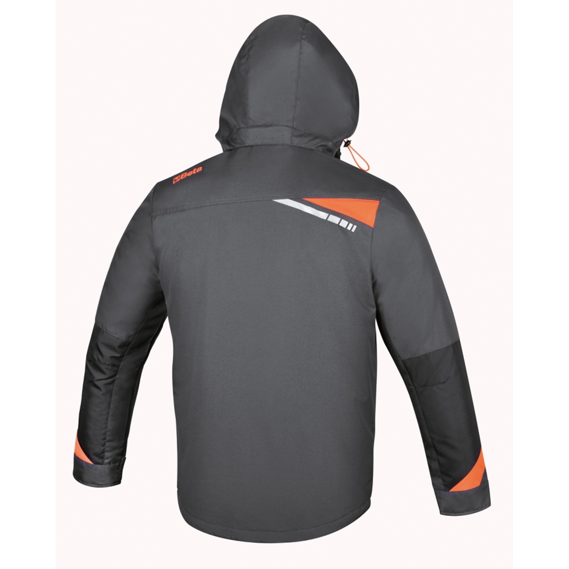 BETA Casaco Anorak em poliéster Oxford 300D impermeável, revestimento PU, cinza BETA Casaco Anorak em poliéster Oxford 300D impermeável, revestimento PU, cinza